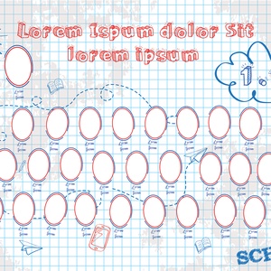 Kockás sulis hátteres ballagási tabló sablon 70x100cm (.psd/.psb fájl, CMYK, 300dpi, 0,5cm kifutó), Művészet, Grafika & Illusztráció, Digitális, Fotó, grafika, rajz, illusztráció, MESKA