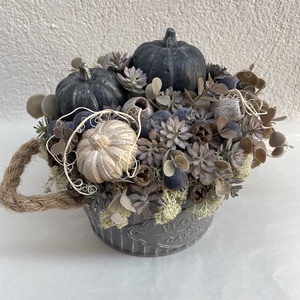 Őszi tököcskés asztaldísz  - kellékek & szerszámok - dekorációs kellékek - őszi dekor - őszi dekortök - Meska.hu