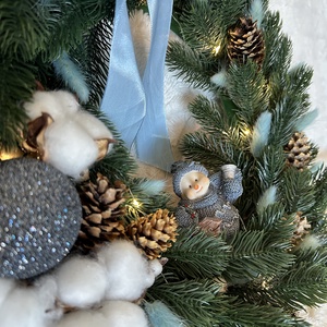 Hóember kopogtató - Meska.hu