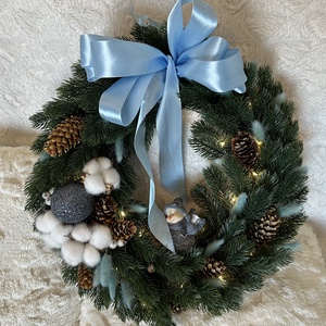 Hóember kopogtató - otthon & életmód - dekoráció - ajtó- és ablak dekoráció - ajtódísz & kopogtató - Meska.hu