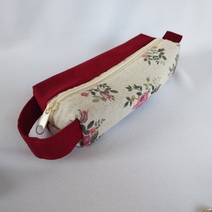 Neszesszer/tolltartó -BordóRózsa, Otthon & Életmód, Papír, írószer, Tolltartó & Ceruzatekercs, Varrás, MESKA