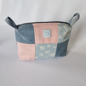 Neszesszer - BlueRose1, Baba - mama, Pelenkázó, babafürdető kellékek, Pelenkázó neszeszer, pelenkatartó, Patchwork, foltvarrás, Varrás, MESKA