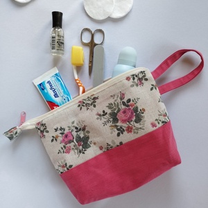 Neszesszer - CorallRose, Baba - mama, Pelenkázó, babafürdető kellékek, Pelenkázó neszeszer, pelenkatartó, Varrás, MESKA