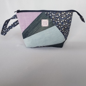 Neszesszer - PurpleBlue, Táska & Tok, Neszesszer, Patchwork, foltvarrás, Varrás, MESKA