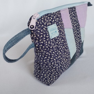 Neszesszer - BluePurpleFlower, Táska & Tok, Neszesszer, Patchwork, foltvarrás, Varrás, MESKA