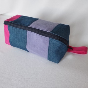 Hatalmas turkálós tolltartó/neszesszer , Táska & Tok, Neszesszer, Patchwork, foltvarrás, Varrás, MESKA