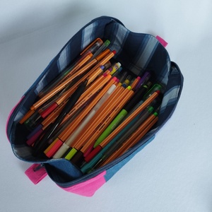 Hatalmas turkálós tolltartó/neszesszer  - táska & tok - neszesszer - Meska.hu