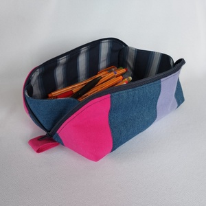 Hatalmas turkálós tolltartó/neszesszer  - táska & tok - neszesszer - Meska.hu