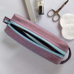 Neszesszer/tolltartó - Shantung  - otthon & életmód - papír, írószer - tolltartó & ceruzatekercs - Meska.hu