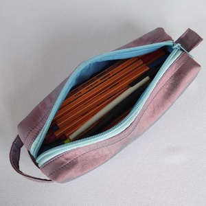 Neszesszer/tolltartó - Shantung  - otthon & életmód - papír, írószer - tolltartó & ceruzatekercs - Meska.hu