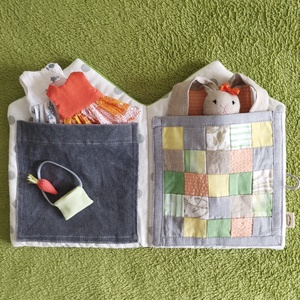 Iza Nyuszi Háza - játék & sport - baba & babaház - öltöztethető baba - Meska.hu