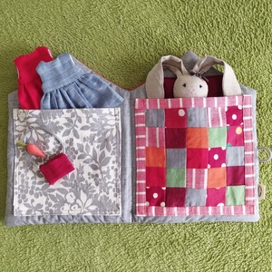 Réka Nyuszi Háza - játék & sport - baba & babaház - öltöztethető baba - Meska.hu