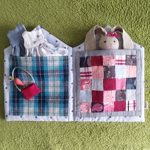 Britta Nyuszi Háza - játék & sport - baba & babaház - öltöztethető baba - Meska.hu