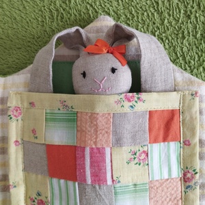 Emili Nyuszi Háza - játék & sport - baba & babaház - öltöztethető baba - Meska.hu