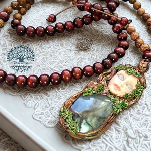 Erdőtündér álma labradorit ásvánnyal - ékszer - nyaklánc - medálos nyaklánc - Meska.hu