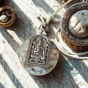 ORGONIT  amazonit ásvány és gyanta medálos nyaklánc, Ékszer, Nyaklánc, Medálos nyaklánc, Ékszerkészítés, Mindenmás, MESKA