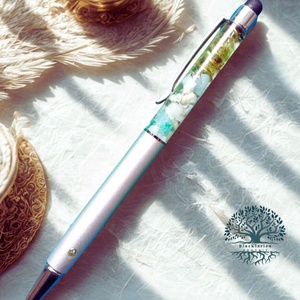 Orgonit tükör, nyaklánc, golyóstoll szett - otthon & életmód - dekoráció - spiritualitás - ásványok - Meska.hu