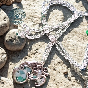 Orgonit tükör, nyaklánc, golyóstoll szett - otthon & életmód - dekoráció - spiritualitás - ásványok - Meska.hu