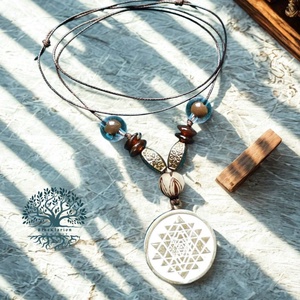 Orgonit Buddha, két oldalú mokait medál csúszókötéses nyakláncon - otthon & életmód - dekoráció - spiritualitás - ásványok - Meska.hu