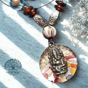 Orgonit Buddha, két oldalú mokait medál csúszókötéses nyakláncon, Otthon & Életmód, Dekoráció, Spiritualitás, Ásványok, Ékszerkészítés, Mindenmás, MESKA