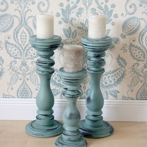 Vintage gyertyatartó shabby chic stílusban -  - Meska.hu