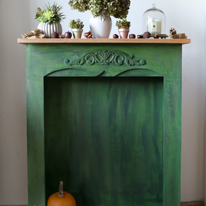 Vintage kandalló keret - shabby chic dekor kandalló álkandalló -  - Meska.hu