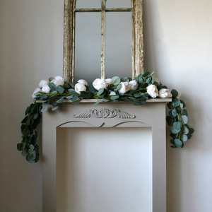 Vintage kandalló keret - shabby chic dekor álkandalló álkandalló -  - Meska.hu