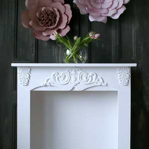 Vintage kandalló keret - shabby chic dekor álkandalló álkandalló -  - Meska.hu