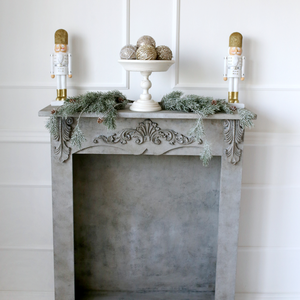 Vintage kandalló keret - shabby chic dekor álkandalló -  - Meska.hu