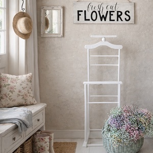 Farmhouse hangulatú inas vintage fa szobainas ruhatartó butler - otthon & életmód - bútor - fogas - Meska.hu