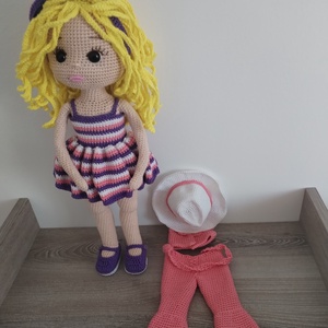 Horgolt Barbie baba - Meska.hu