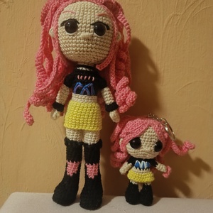 Mira, K-pop demonvadaszok kulcstartóval  - Meska.hu