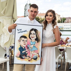 Karikatúra (portré / egész alakos) - művészet - grafika & illusztráció - egyéb rajzok - Meska.hu