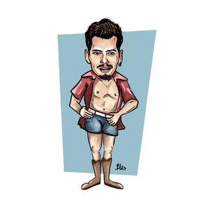 Karikatúra (portré / egész alakos) - művészet - grafika & illusztráció - egyéb rajzok - Meska.hu