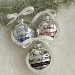 Egyedi karácsonyfadísz (üveg) - karácsony - karácsonyi lakásdekoráció - karácsonyfadíszek - Meska.hu