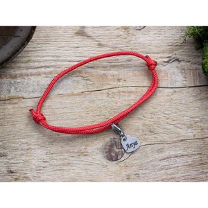 Anyai szeretet vörös paracord karkötő, Ékszer, Karkötő, Fonott karkötő, , MESKA