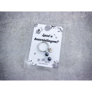 Leszel a koszorúslányom kulcstartó hematittal, Esküvő, Meghívó & Kártya, Tanú felkérő, , MESKA