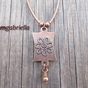 Thaleia nyakéke - tűzzománc medál,nyaklánc - egyedi tervezésű kézműves ékszer -  - Meska.hu