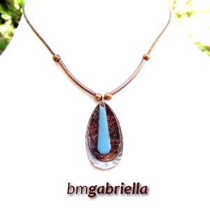 Cseppben a csepp - tűzzománc ezüstözött és vörösréz nyaklánc - egyedi tervezésű kézműves ékszer - ékszer - nyaklánc - medálos nyaklánc - Meska.hu Cseppben a csepp - tűzzománc ezüstözött és vörösréz nyaklánc - egyedi tervezésű kézműves ékszer - ékszer - nyaklánc - medálos nyaklánc - Meska.hu