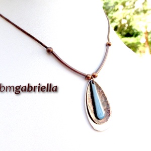 Cseppben a csepp - tűzzománc ezüstözött és vörösréz nyaklánc - egyedi tervezésű kézműves ékszer - ékszer - nyaklánc - medálos nyaklánc - Meska.hu Cseppben a csepp - tűzzománc ezüstözött és vörösréz nyaklánc - egyedi tervezésű kézműves ékszer - ékszer - nyaklánc - medálos nyaklánc - Meska.hu