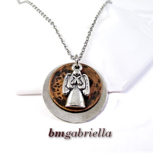 Apró angyal - egyedi tervezésű kézműves nyaklánc - ékszer - nyaklánc - medál - Meska.hu