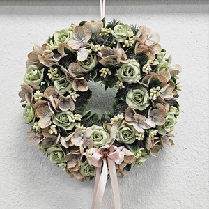 Hortenziás, Rózsás Kopogtató - Meska.hu