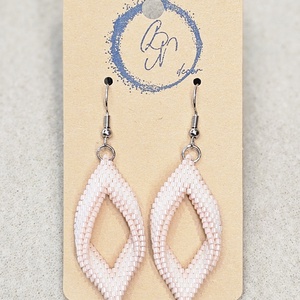 Peyote akasztós fülbevaló, Ékszer, Fülbevaló, Lógó fülbevaló, Gyöngyfűzés, gyöngyhímzés, MESKA