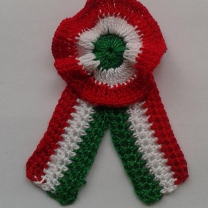 Kokárda - ékszer - kitűző és bross - kitűző - Meska.hu
