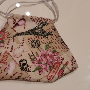 Mosható textil maszk Párizs -  - Meska.hu