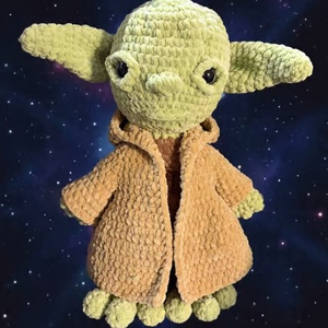 Plüss Yoda mester  - Meska.hu
