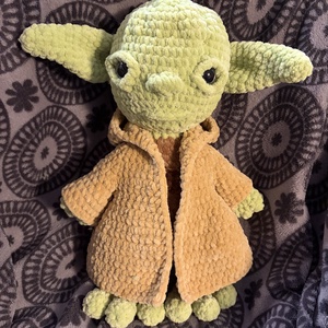 Plüss Yoda mester  - játék & sport - plüssállat & játékfigura - plüss mesefigurák - Meska.hu