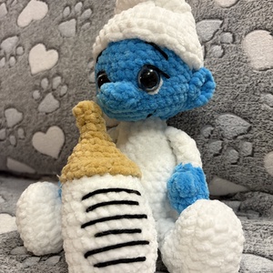 Horgolt Törpicur cumisüveggel - Meska.hu