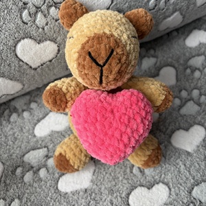 Horgolt capibara  - játék & sport - plüssállat & játékfigura - kapibara - Meska.hu