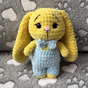 Horgolt nyuszi - játék & sport - plüssállat & játékfigura - nyuszi - Meska.hu